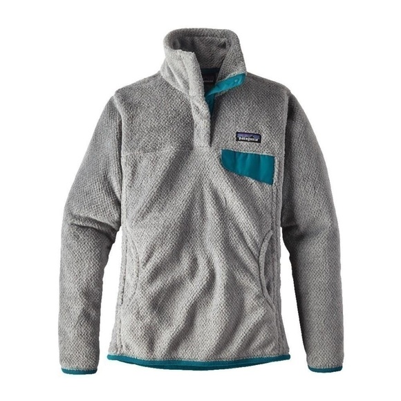 Patagonia Pullover Jacket Women Small Re-Tool Snap Fleece Cozy Soft Lightweight - Picture 7 of 14